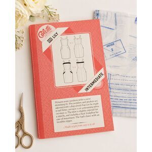 Colette Lily 1020 Sewing Pattern Sizes 0-18 Princess Seam Sundress Dress